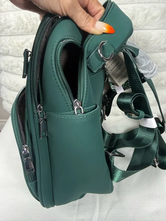 Sytrah Women’s Green Mini Backpack - Sleek Everyday Backpack - Picture 15 of 16